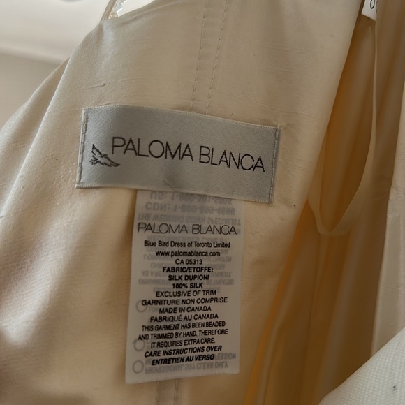Paloma Blanca Dupioni silk wedding gown - Picture 17 of 17